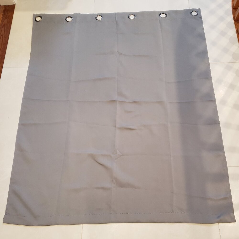 Grey panel curtain 61 inches